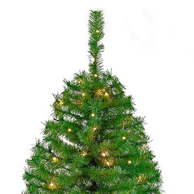 ÁRBOL NAVIDEÑO CANADIENSE 2.20 M CON 1104 RAMAS Y 512 LUCES LED