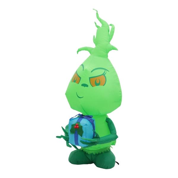 INFLABLE NAVIDEÑO GRINCH 1.22 M CON LUZ