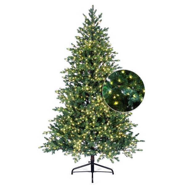 ÁRBOL NAVIDEÑO ELEGANT 2.28 M CON 1500 LUCES LED