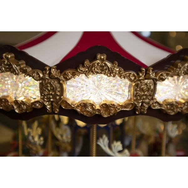 FIGURA DECORATIVA VILLA NAVIDEÑA CARRUSEL DELUXE