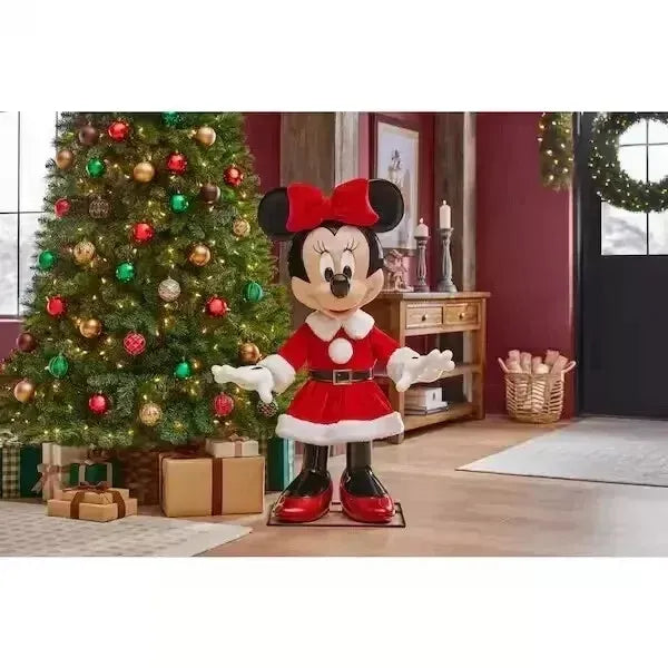 Mickey Mouse y Minnie Navidad Animatronic