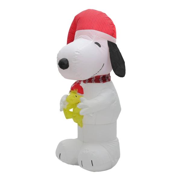 INFLABLE NAVIDEÑO SNOOPY 1.07 M CON LUZ