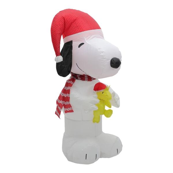INFLABLE NAVIDEÑO SNOOPY 1.07 M CON LUZ