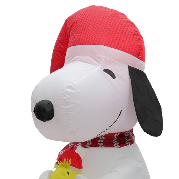 INFLABLE NAVIDEÑO SNOOPY 1.07 M CON LUZ