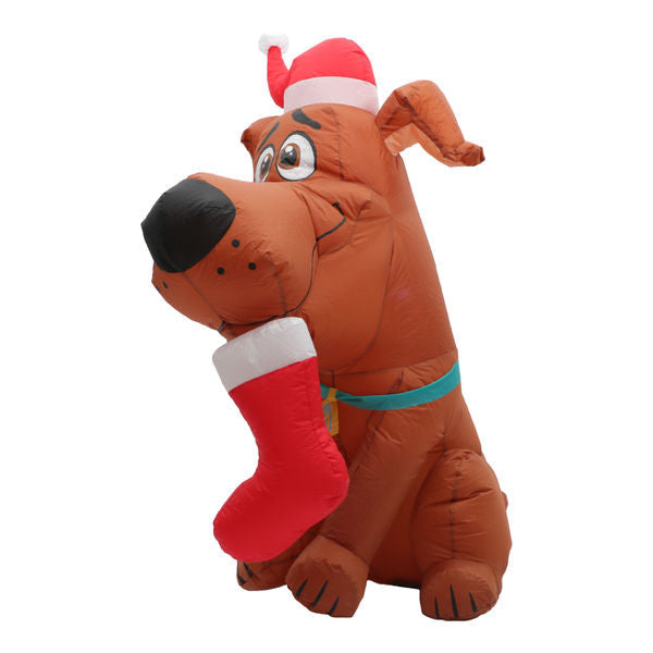 INFLABLE NAVIDEÑO SCOOBY DOO 1.07 M CON LUZ