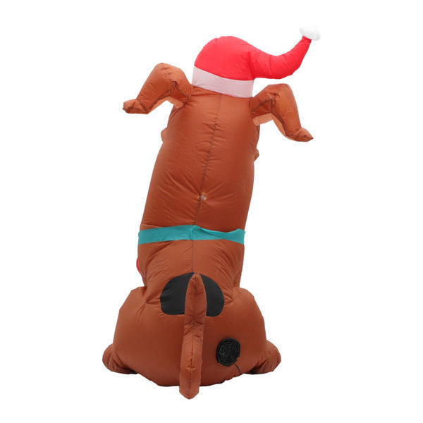 INFLABLE NAVIDEÑO SCOOBY DOO 1.07 M CON LUZ
