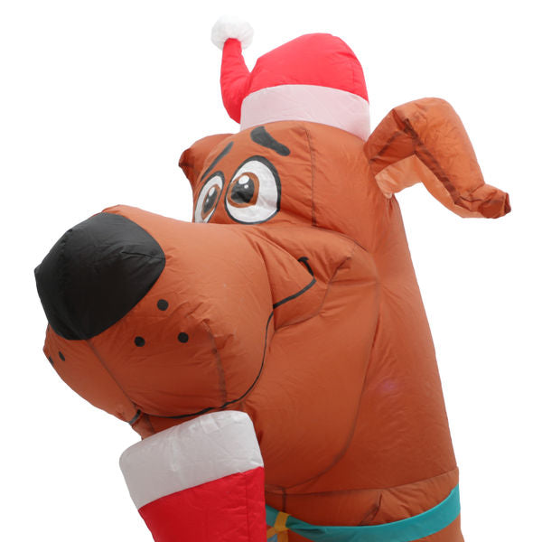 INFLABLE NAVIDEÑO SCOOBY DOO 1.07 M CON LUZ