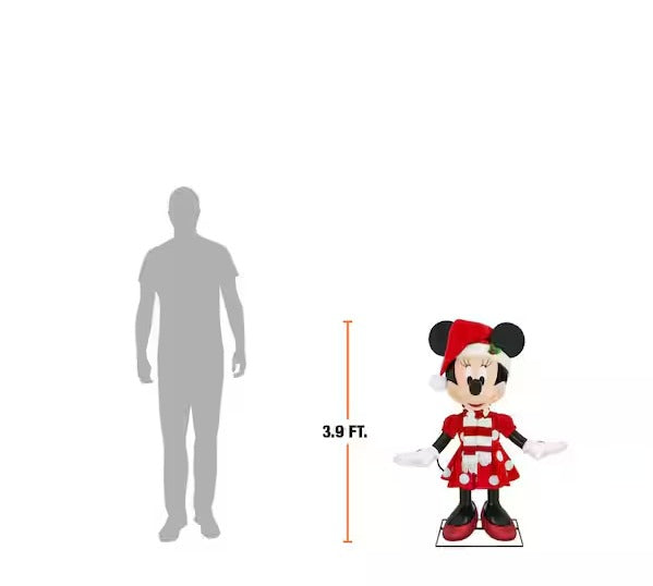 Mickey Mouse y Minnie Navidad Animatronic