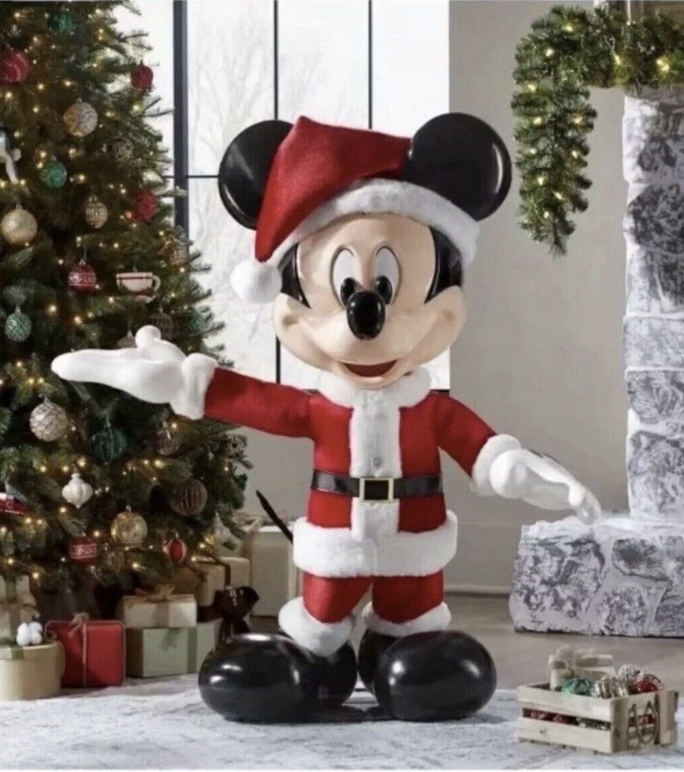 Mickey Mouse y Minnie Navidad Animatronic
