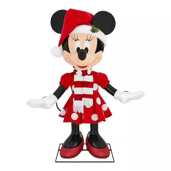 Mickey Mouse y Minnie Navidad Animatronic